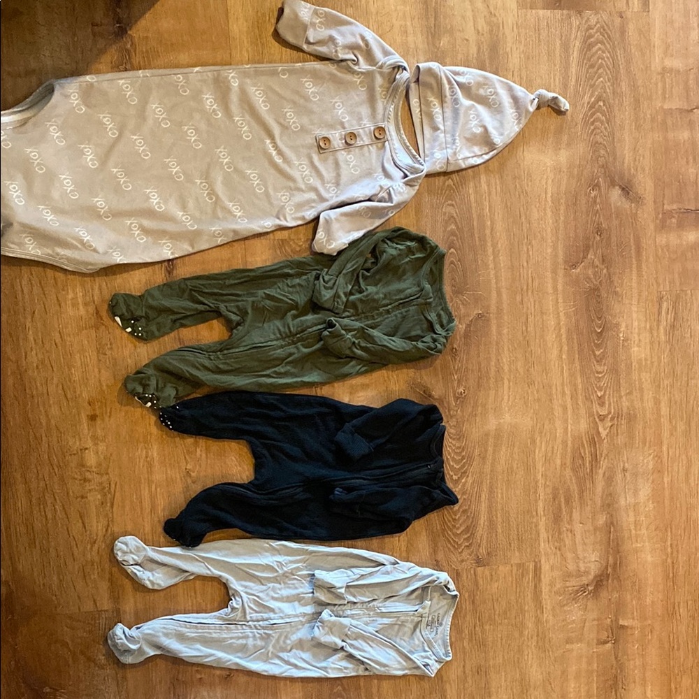 Caden Lane Gown and Onesies